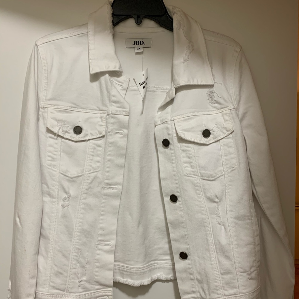 JBD White Jean Jacket